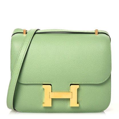 Hermes Epsom Constance 18 Vert Criquet 1 of 18