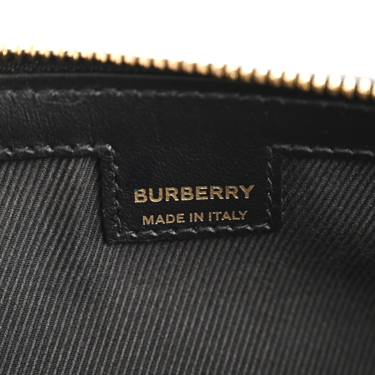 Burberry Vintage Check Calfskin Olympia Slim Pouch Archive Beige