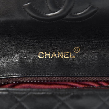 Chanel Lambskin Quilted Mini Square Flap Bag Black 7 of 10