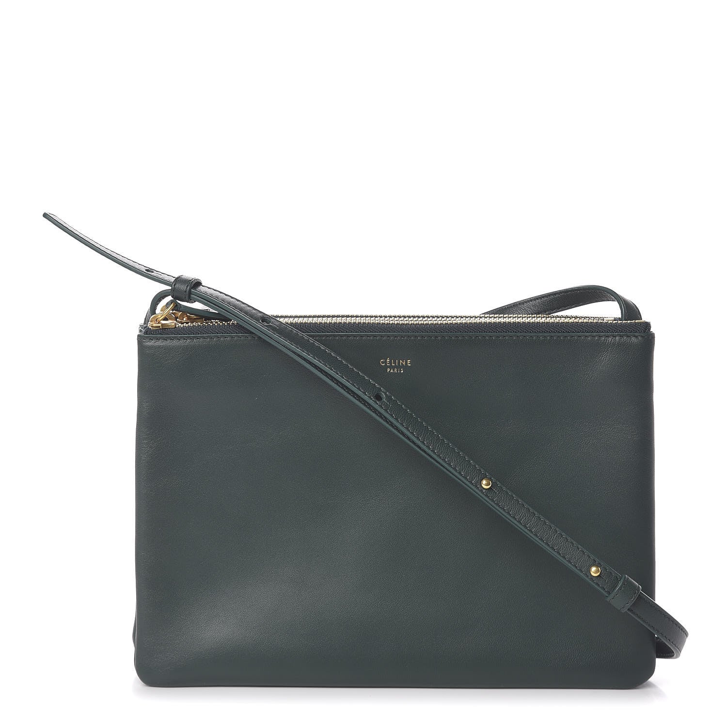 Celine Lambskin Large Trio Crossbody Bag Amazone 1 of 12