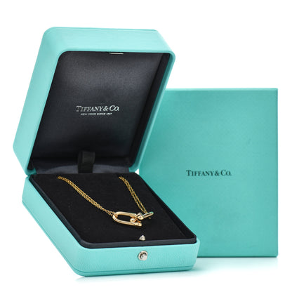 Tiffany 18K Yellow Gold HardWear Double Link Pendant Necklace 7 of 7