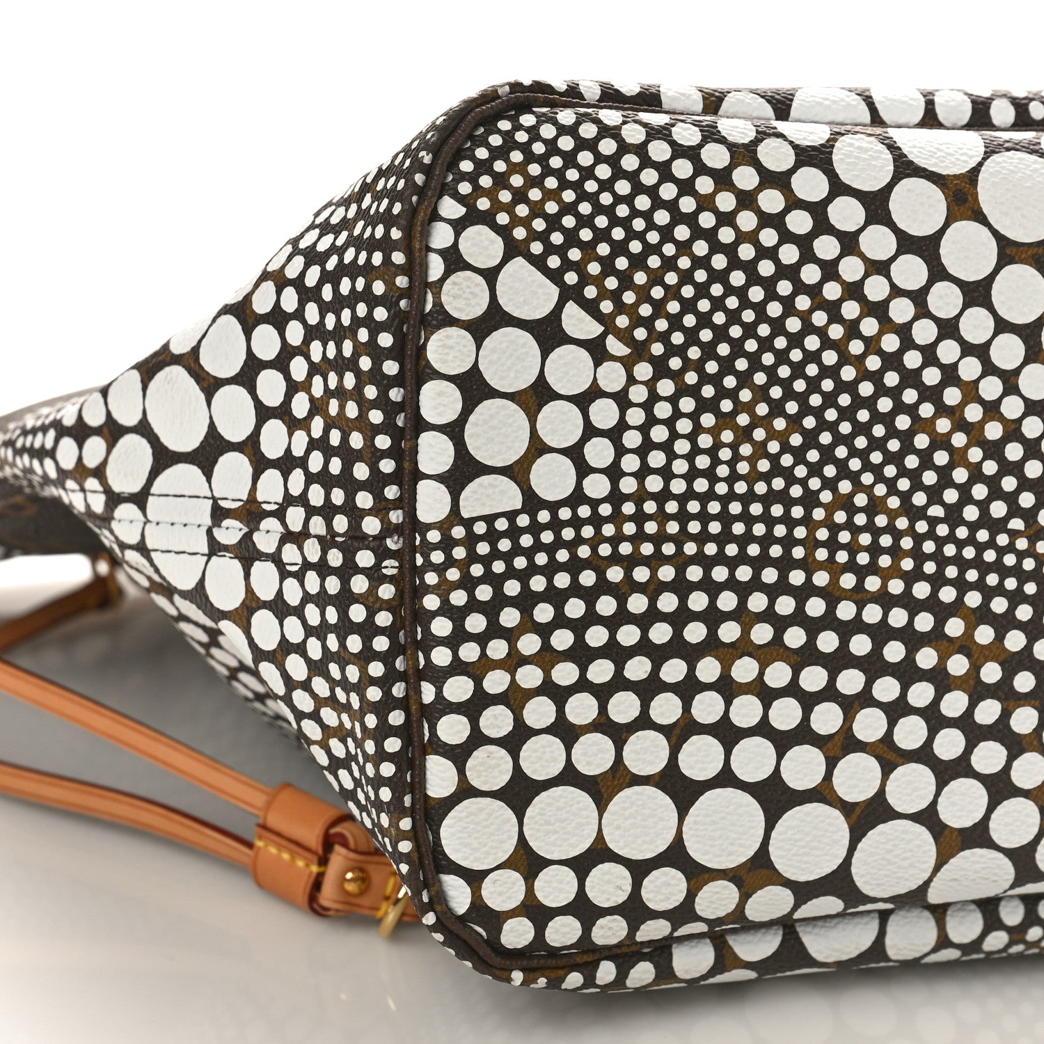 Louis Vuitton Monogram Kusama Waves Neverfull MM White 7 of 8
