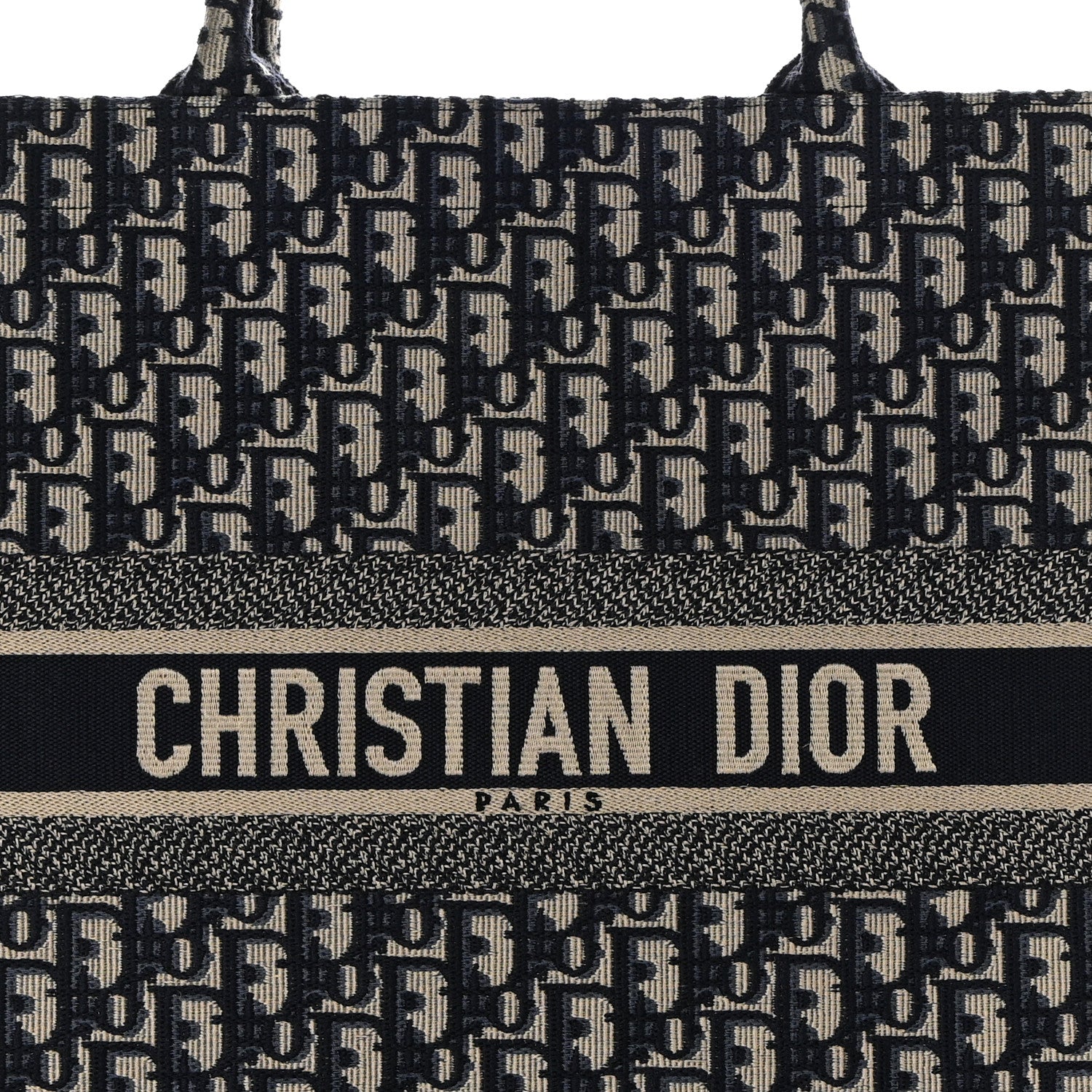 Christian Dior Oblique Large Book Tote Blue Multicolor 8 of 10