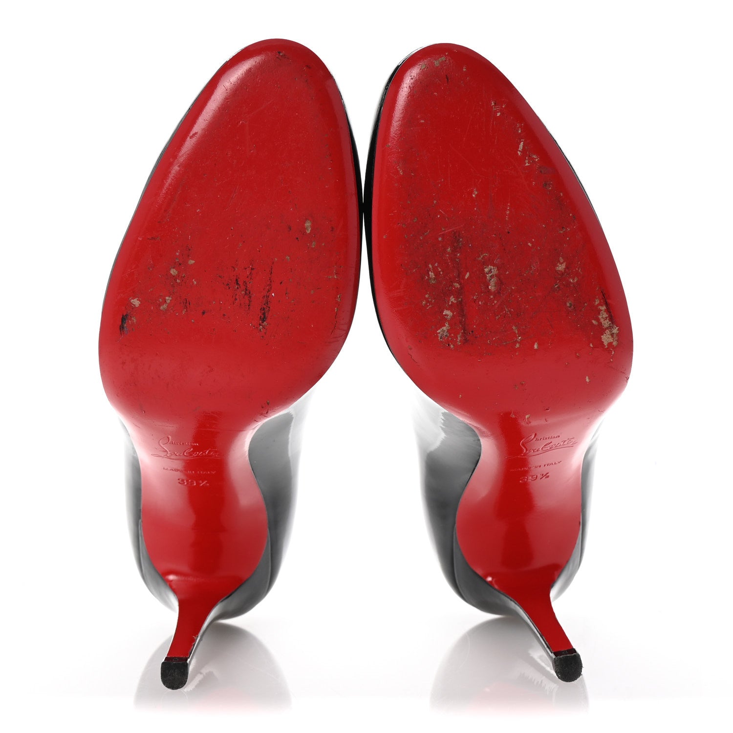 Christian Louboutin Patent New Simple 100 Pumps 39.5 Black 6 of 8