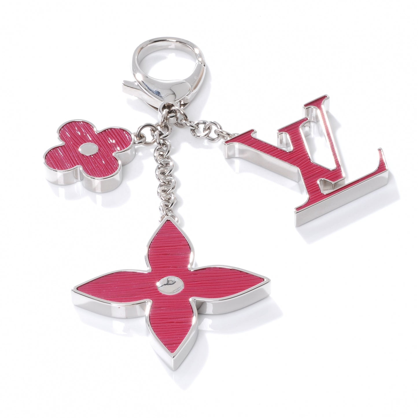 Fleur d Epi Bag Charm Fuchsia