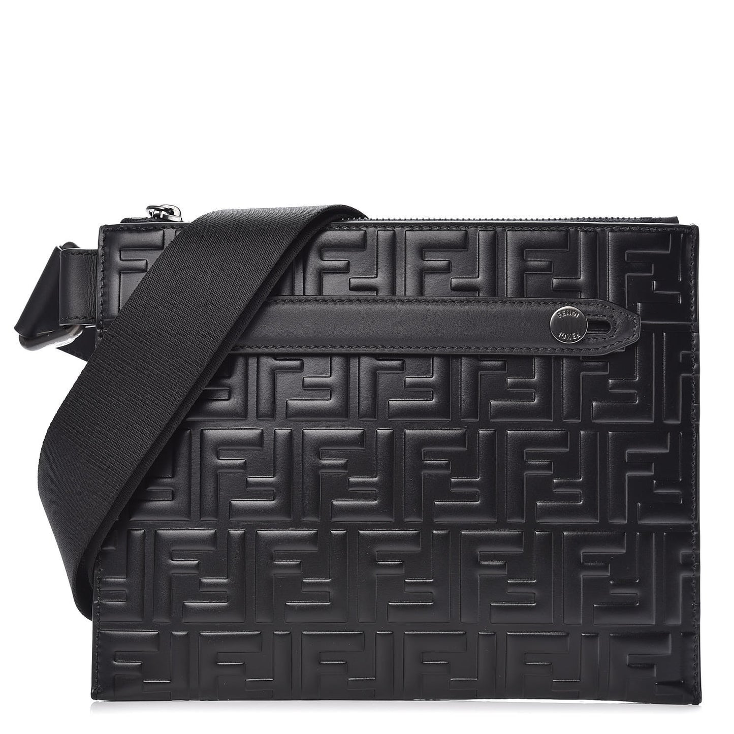 Vitello Century FF 1974 Embossed Messenger Black