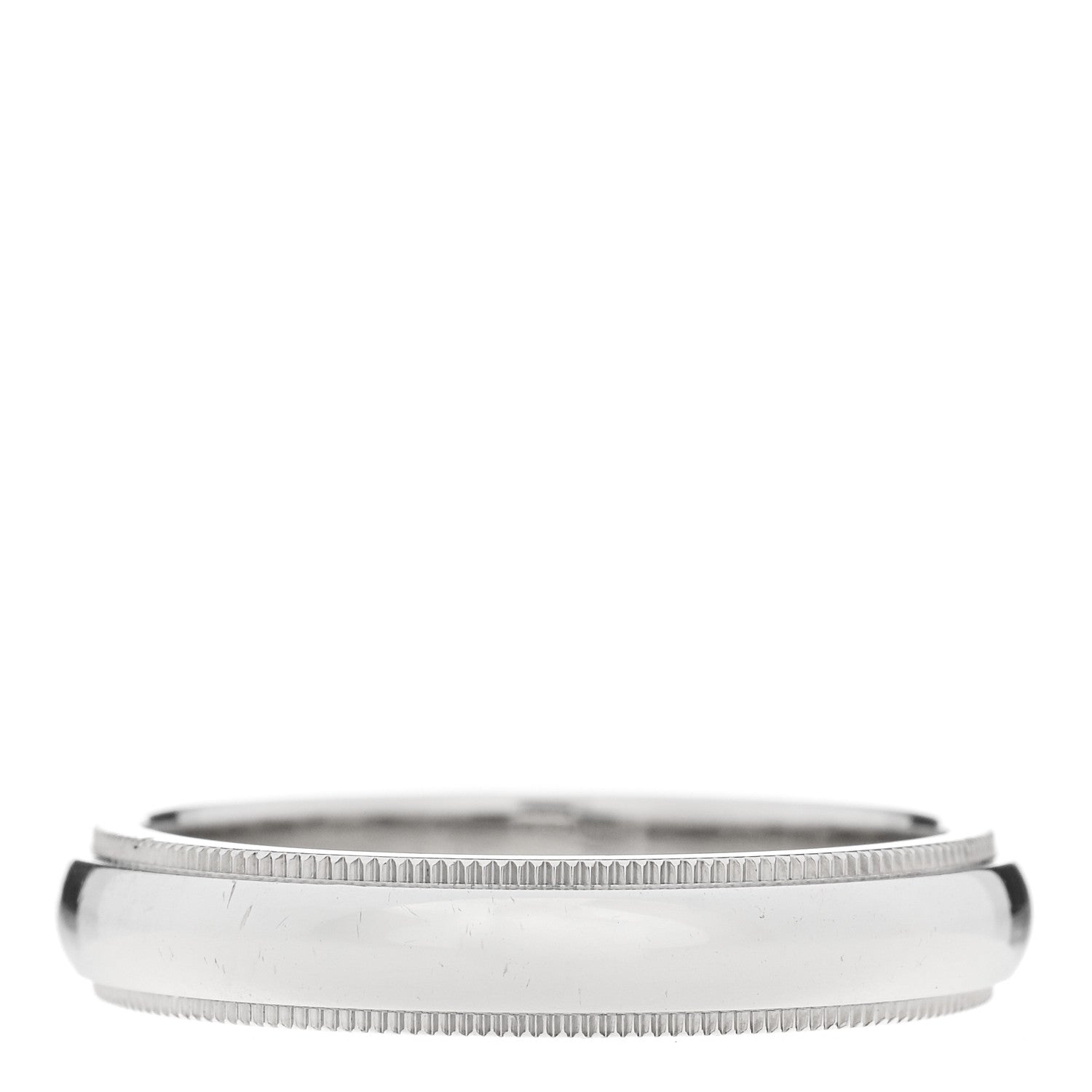 Tiffany Platinum 4mm Together Milgrain Wedding Band Ring 59 8.75 3 of 4