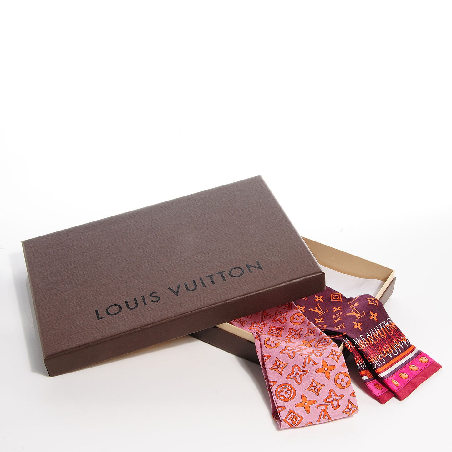 Silk Monogram Map Bandeau Plum Orient