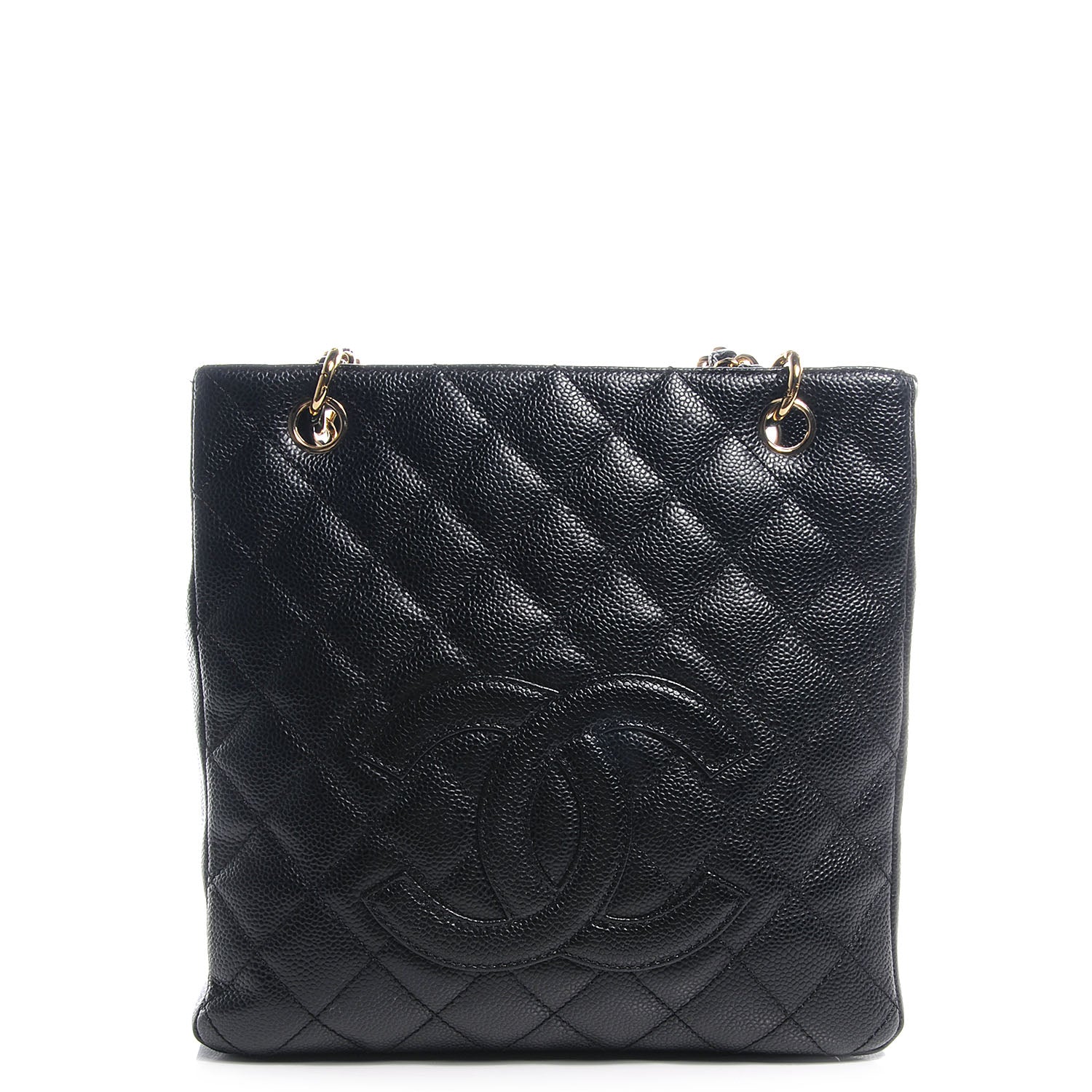 Chanel Caviar Petit Shopping Tote PST Black 1 of 9