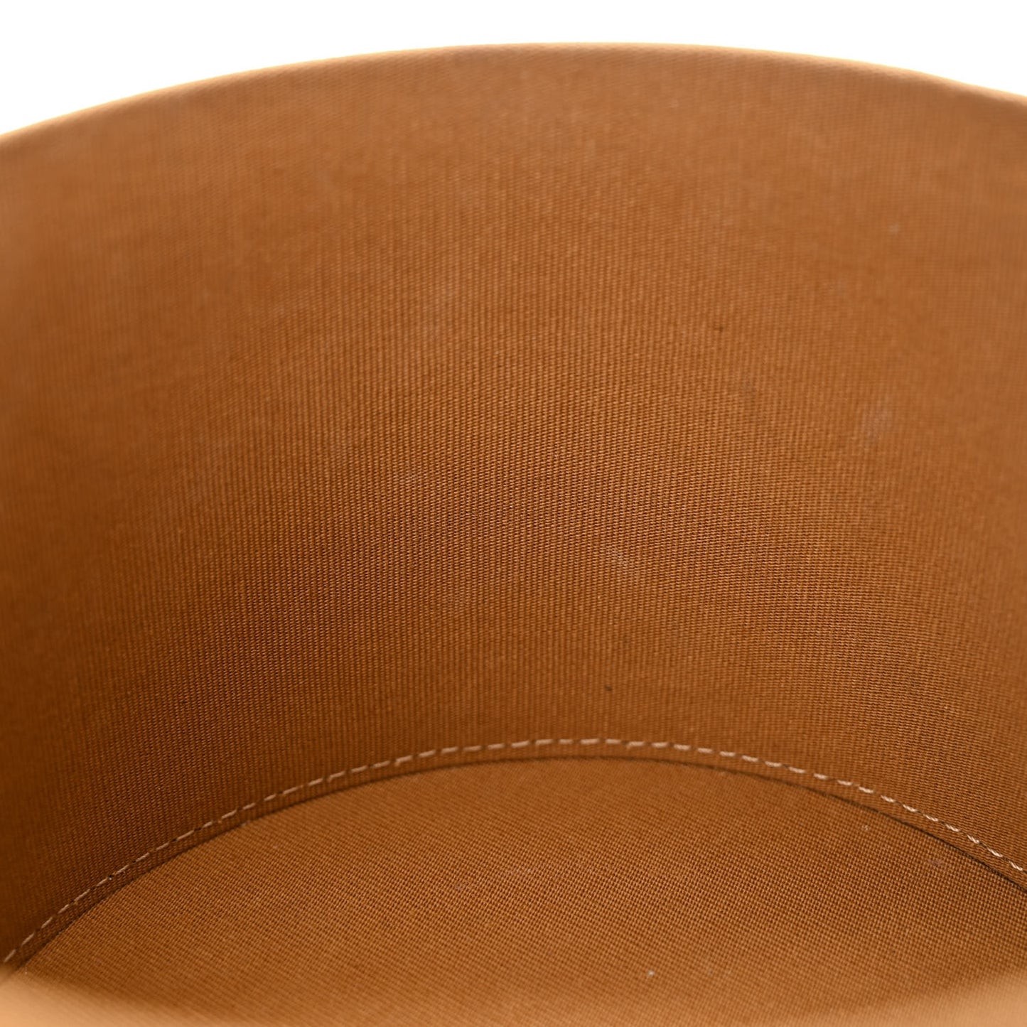 Calfskin Triomphe Canvas Medium Tambour Bag Tan