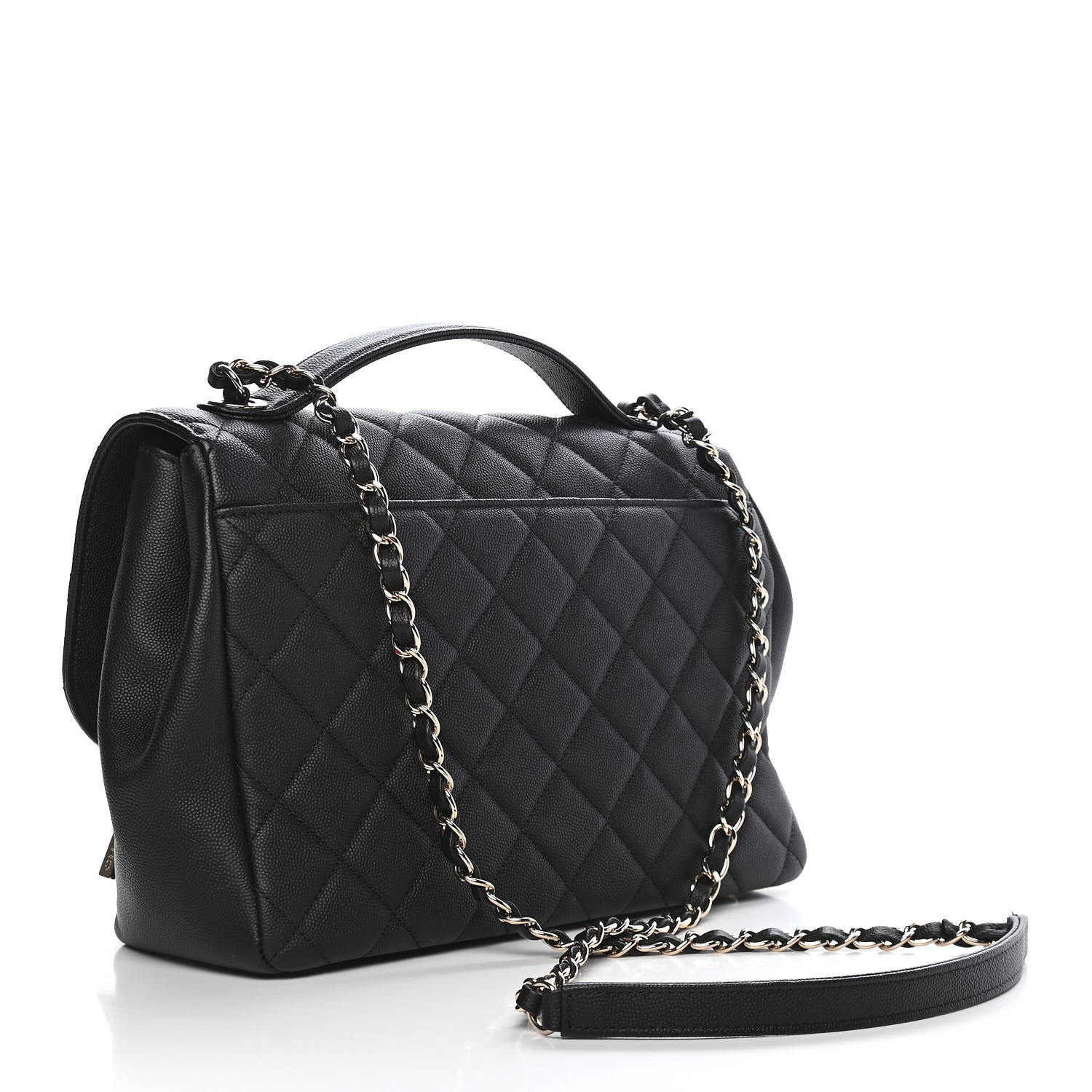Chanel Caviar Quilted Large Business Affinity Flap Black 3 of 9