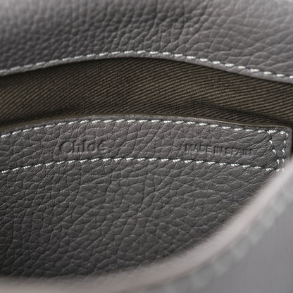 Chloe Grained Calfskin Small Marcie Saddle Bag Cashmere Grey 6 of 10