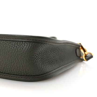 Hermes Taurillon Clemence Evelyne TPM Vert De Gris 9 of 10