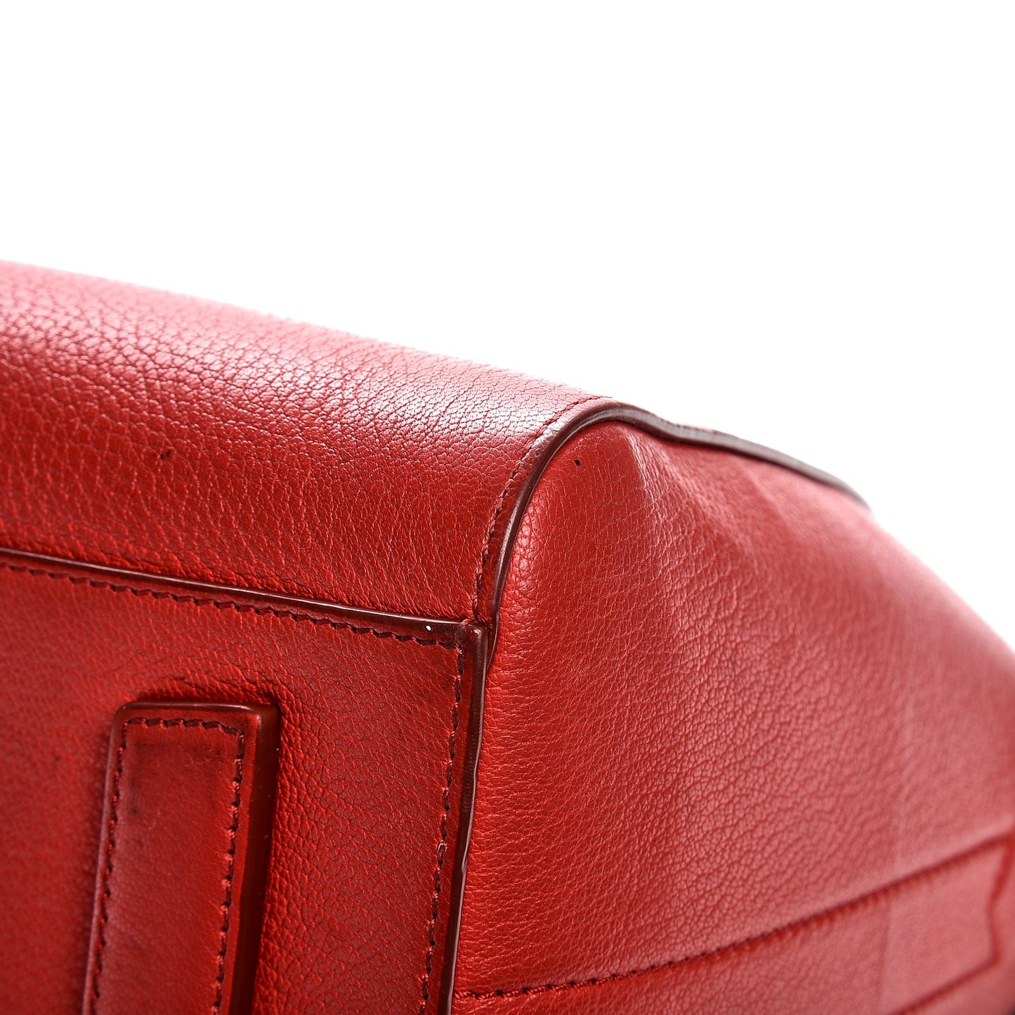 Sugar Goatskin Small Antigona Vermillon