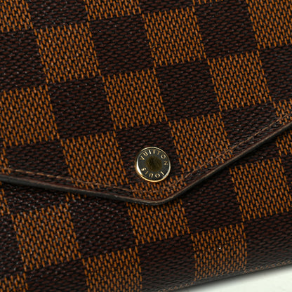 Louis Vuitton Damier Ebene Sarah Wallet NM 5 of 7