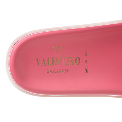 Valentino Garavani Nappa Free Rockstud Spike Slide Sandals 40 Shadow Pink 7 of 8
