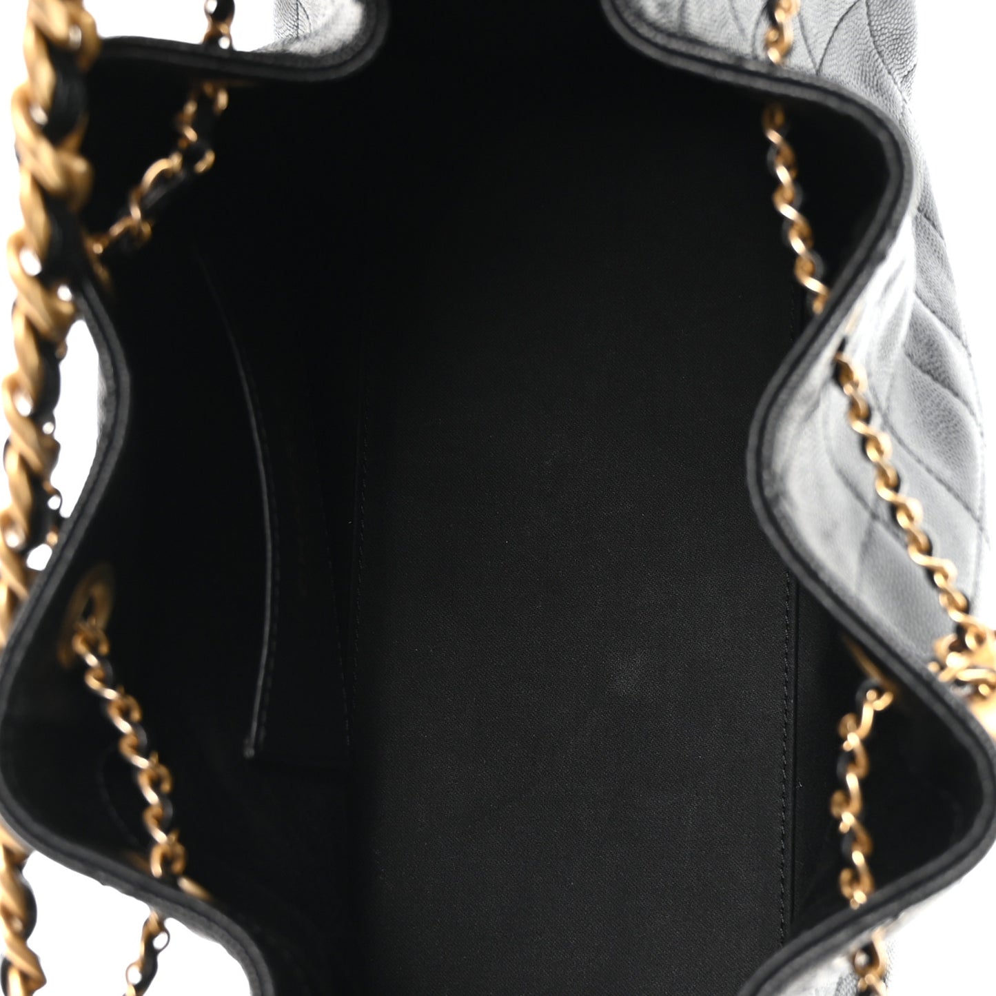 Caviar Quilted Small Chanel 25 Handbag Black