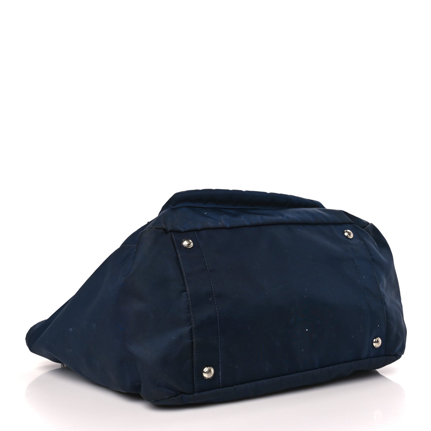 Prada Nylon Vela Baby Bag Blue 4 of 9