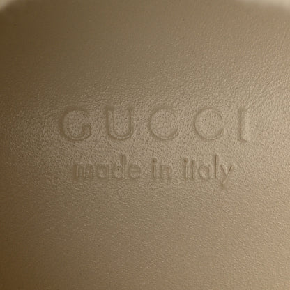 Gucci Lame GG Monogram Nubuck Web Screener Sneakers 36 Gardenia Silver Dusty Milk White 8 of 10