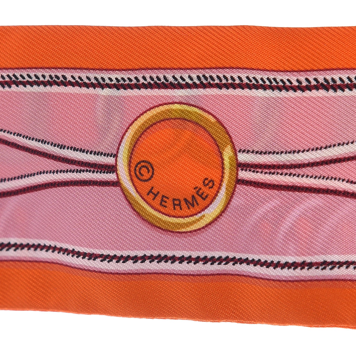 Silk Maillons Twilly Orange Vieux Rose Gold