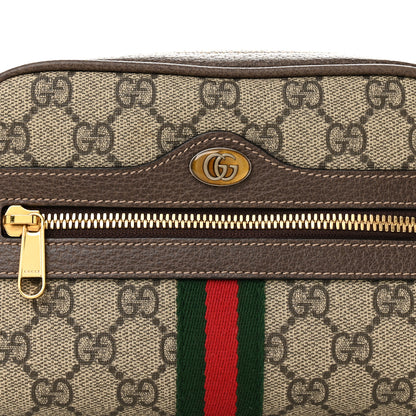 Gucci GG Supreme Monogram Web Small Ophidia Belt Bag Dark Brown 8 of 13