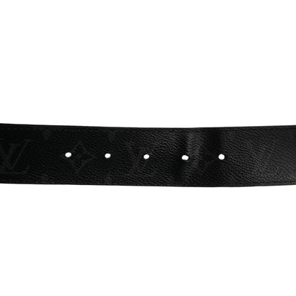 Louis Vuitton Monogram Eclipse Taigarama 40mm LV Initiales Reversible Belt 90 36 Black 5 of 7