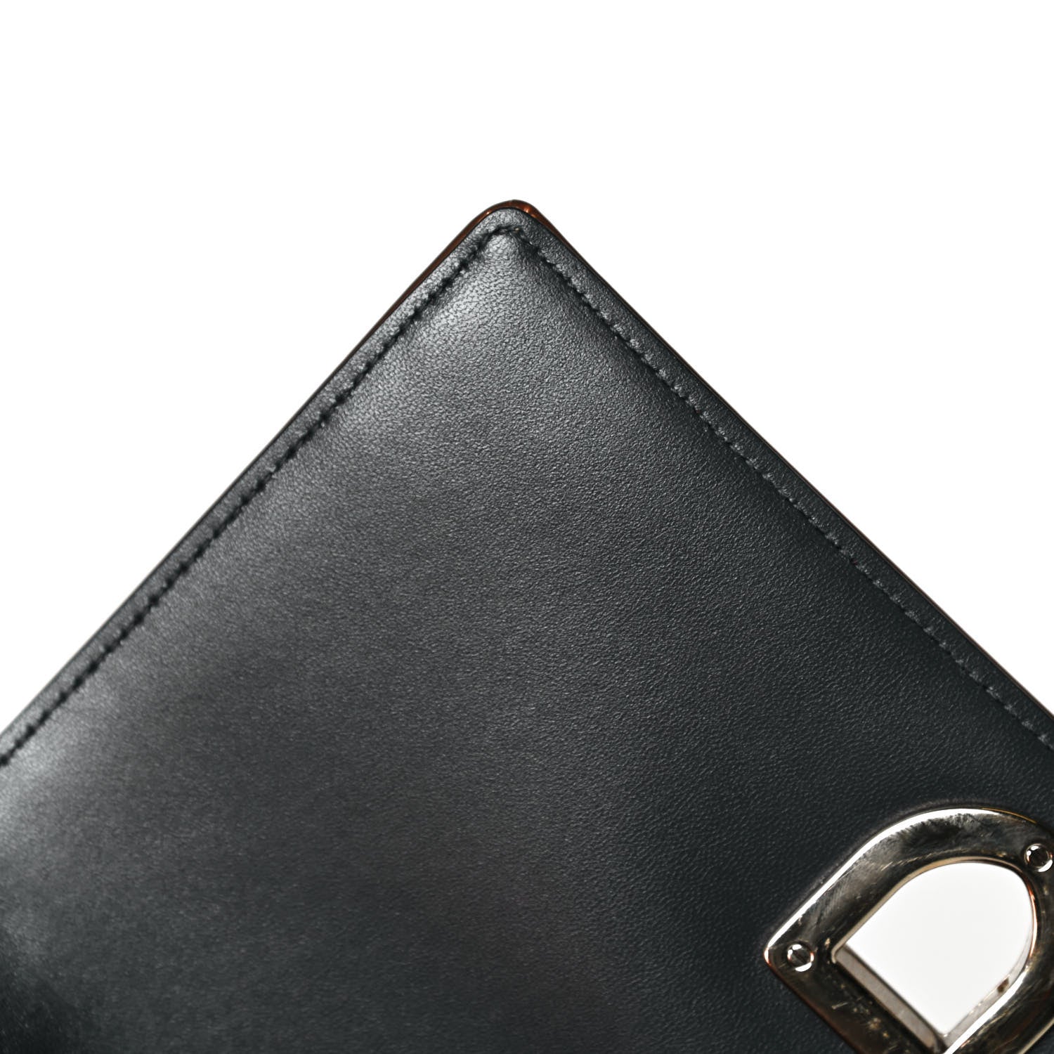 Christian Dior Metallic Patent Micro-Cannage Small Diorama Flap Bag Orange 23 of 23