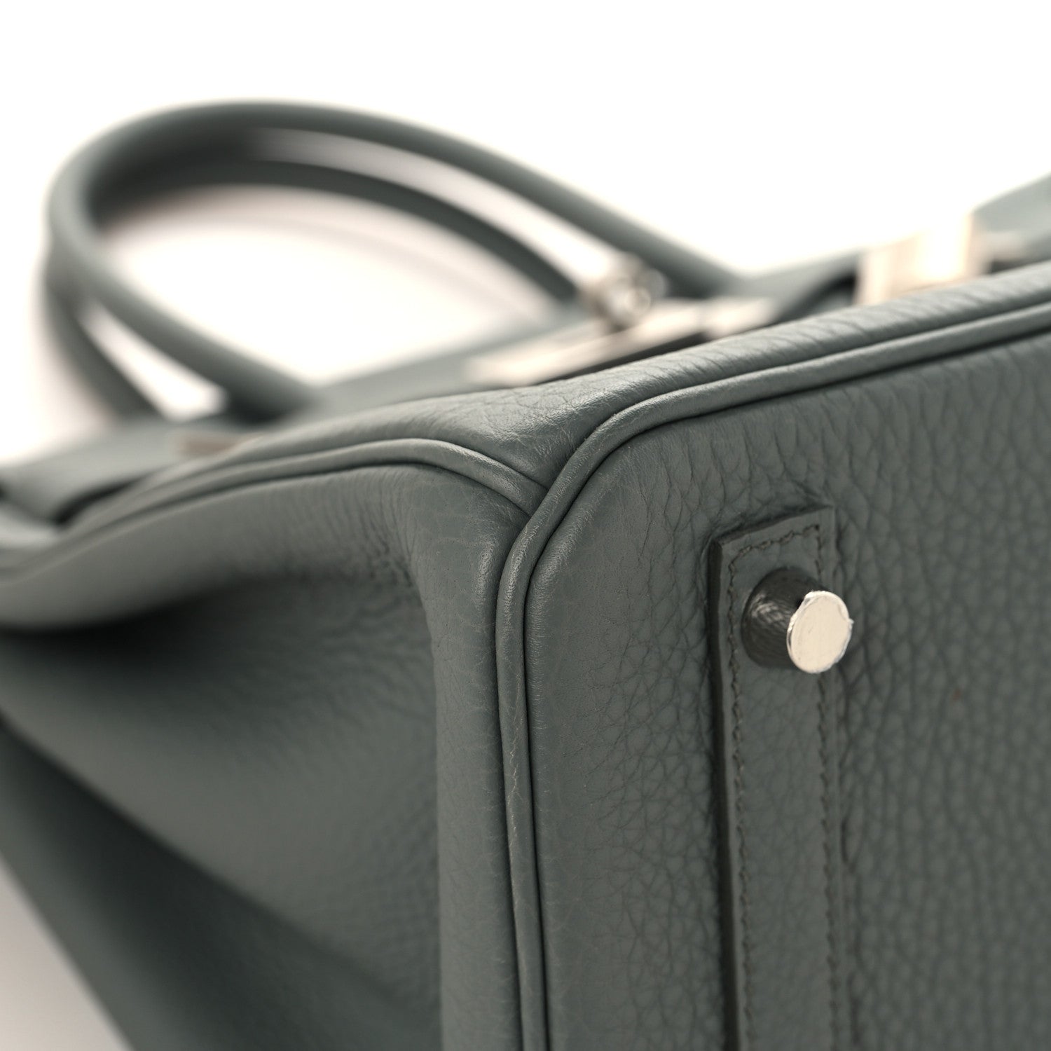 Hermes Togo Birkin 30 Vert Amande 9 of 13