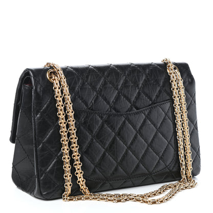 Chanel Aged Calfskin Quilted 2.55 Reissue 226 Flap Black 3 of 10