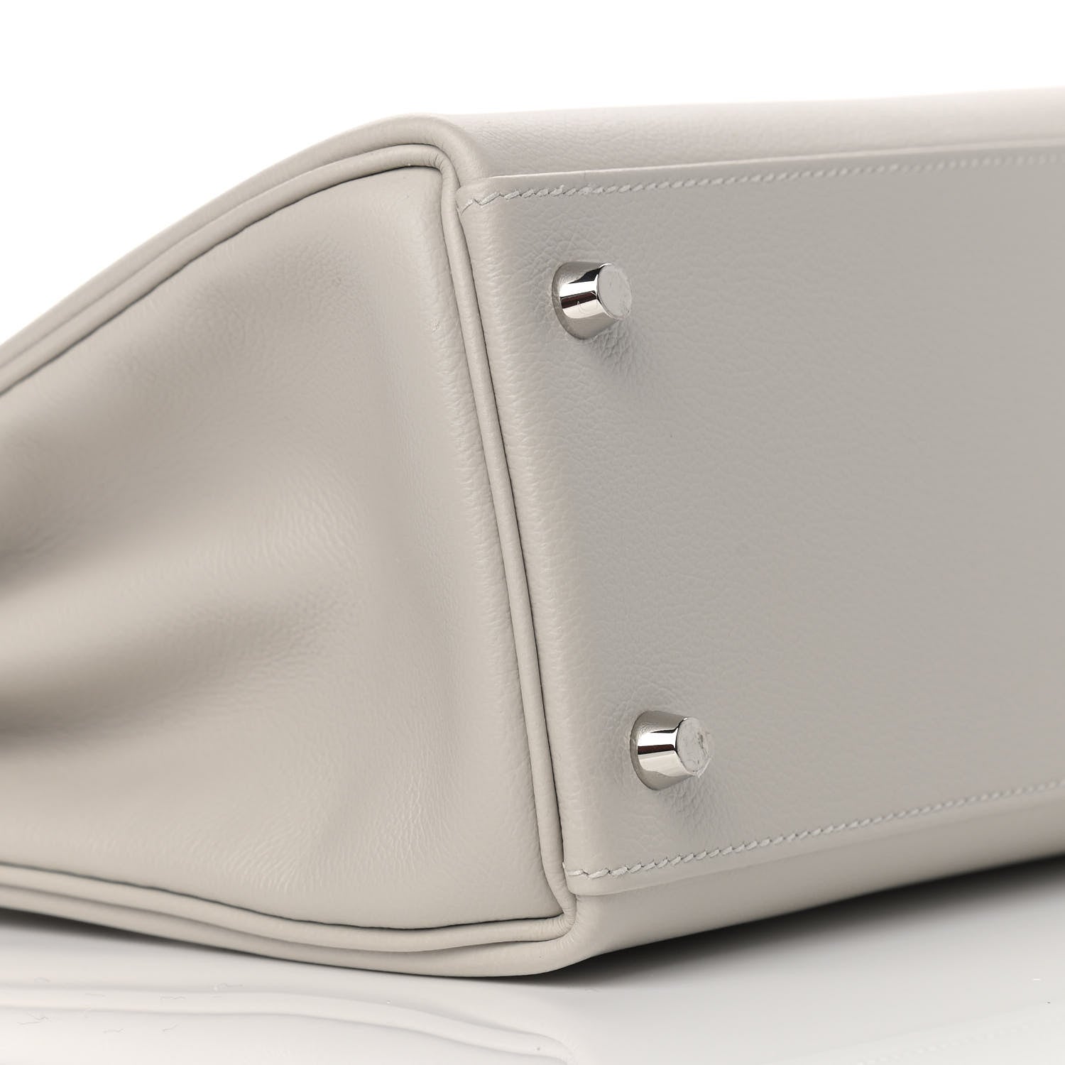 Hermes Evercolor Kelly Retourne 28 Gris Perle 9 of 11