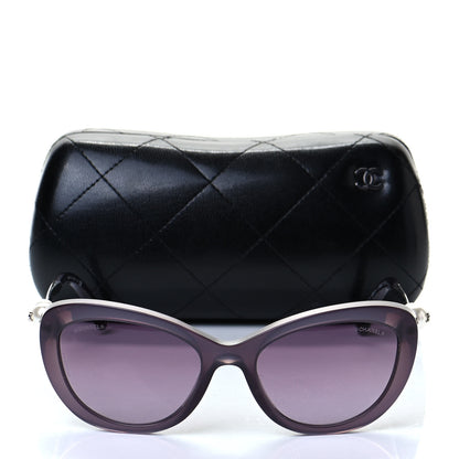 Chanel Polarized Cat Eye Pearl Sunglasses 5340-H Pink 7 of 7