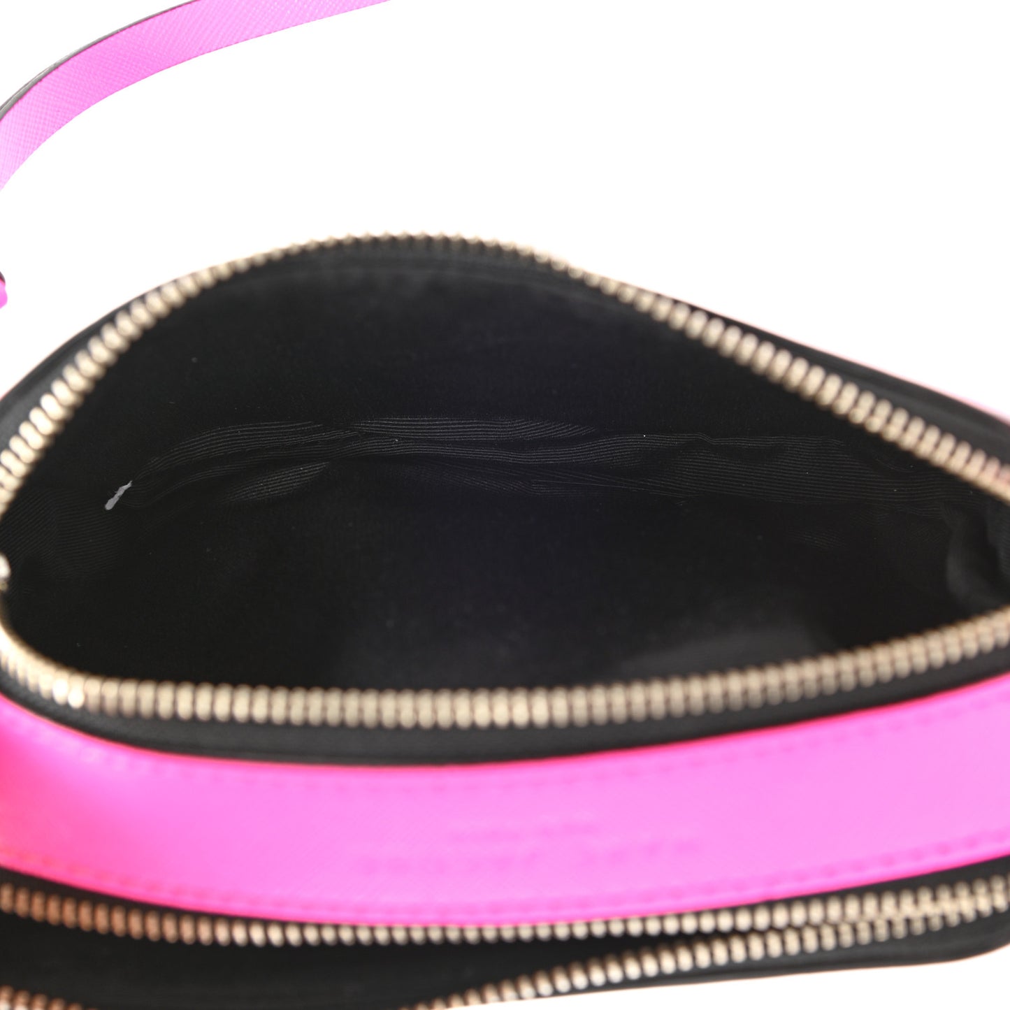 Saffiano Small Snapshot Camera Bag Pink