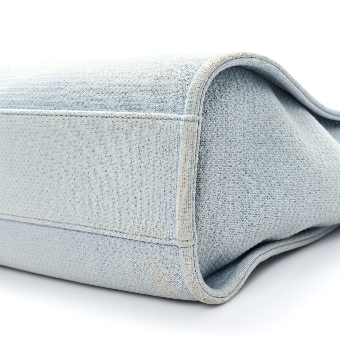 Mixed Fibers Small Deauville Tote Light Blue