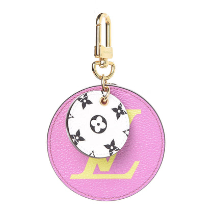 Louis Vuitton Monogram Giant Bag Charm Key Holder Pink Lilac 1 of 4