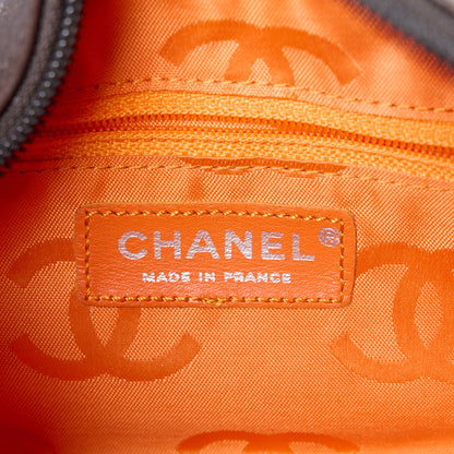 Chanel Calfskin Quilted Small Cambon Bowler Dark Brown 6 of 12