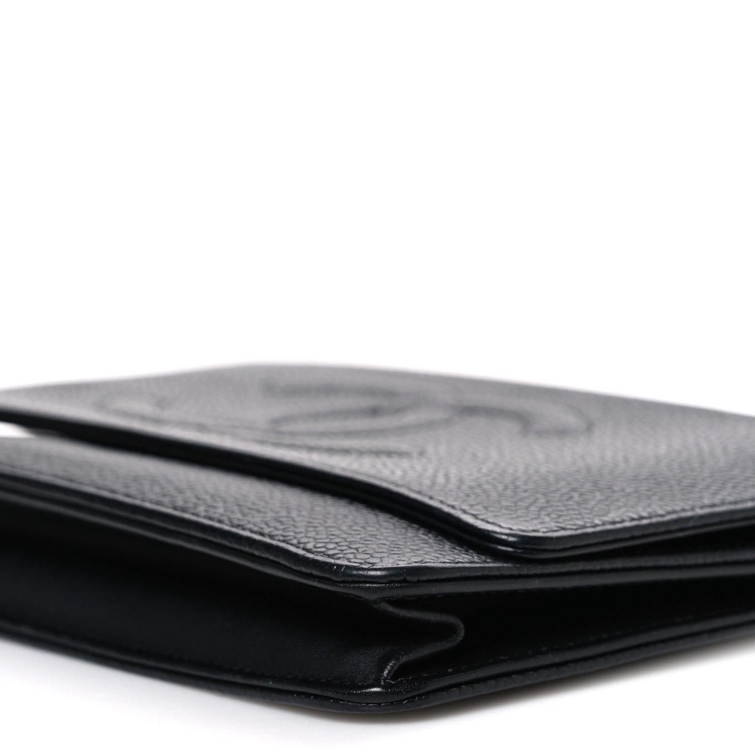 Chanel Caviar Timeless CC Wallet On Chain WOC Black 11 of 11