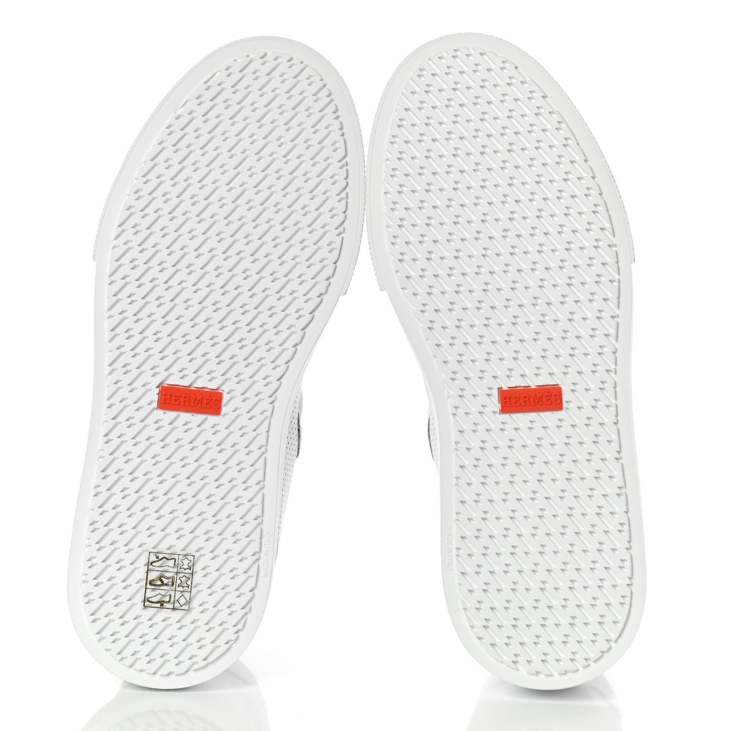 Hermes Calfskin Perforated Daydream Sneakers 37 White 5 of 8