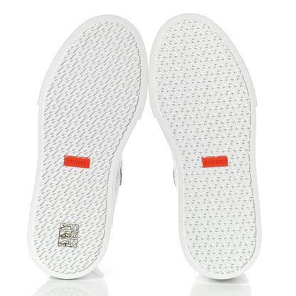 Hermes Calfskin Perforated Daydream Sneakers 37 White 5 of 8