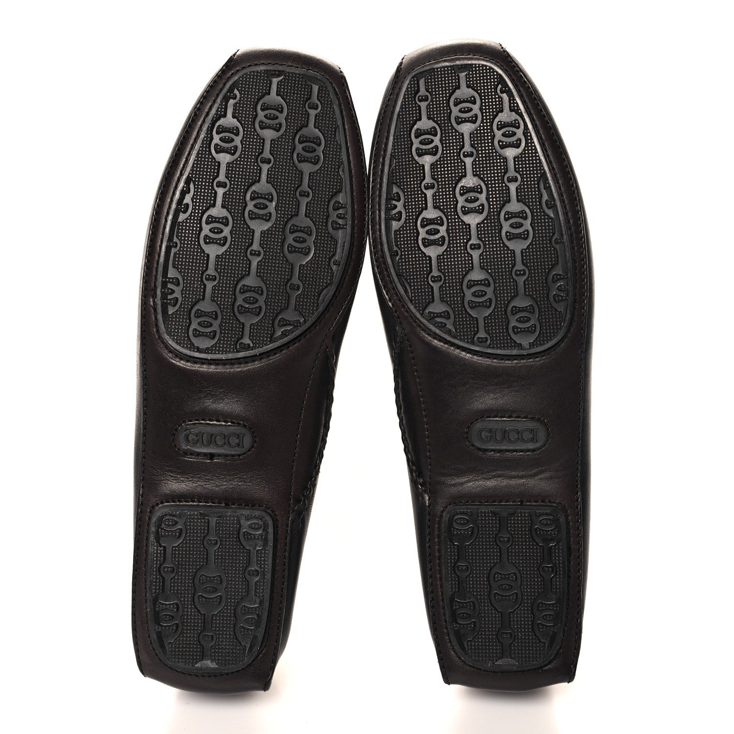 Gucci Calfskin Mens Horsebit Loafers 10 Brown 6 of 9