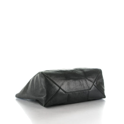 Celine Lambskin Horizontal Cabas Black 4 of 8