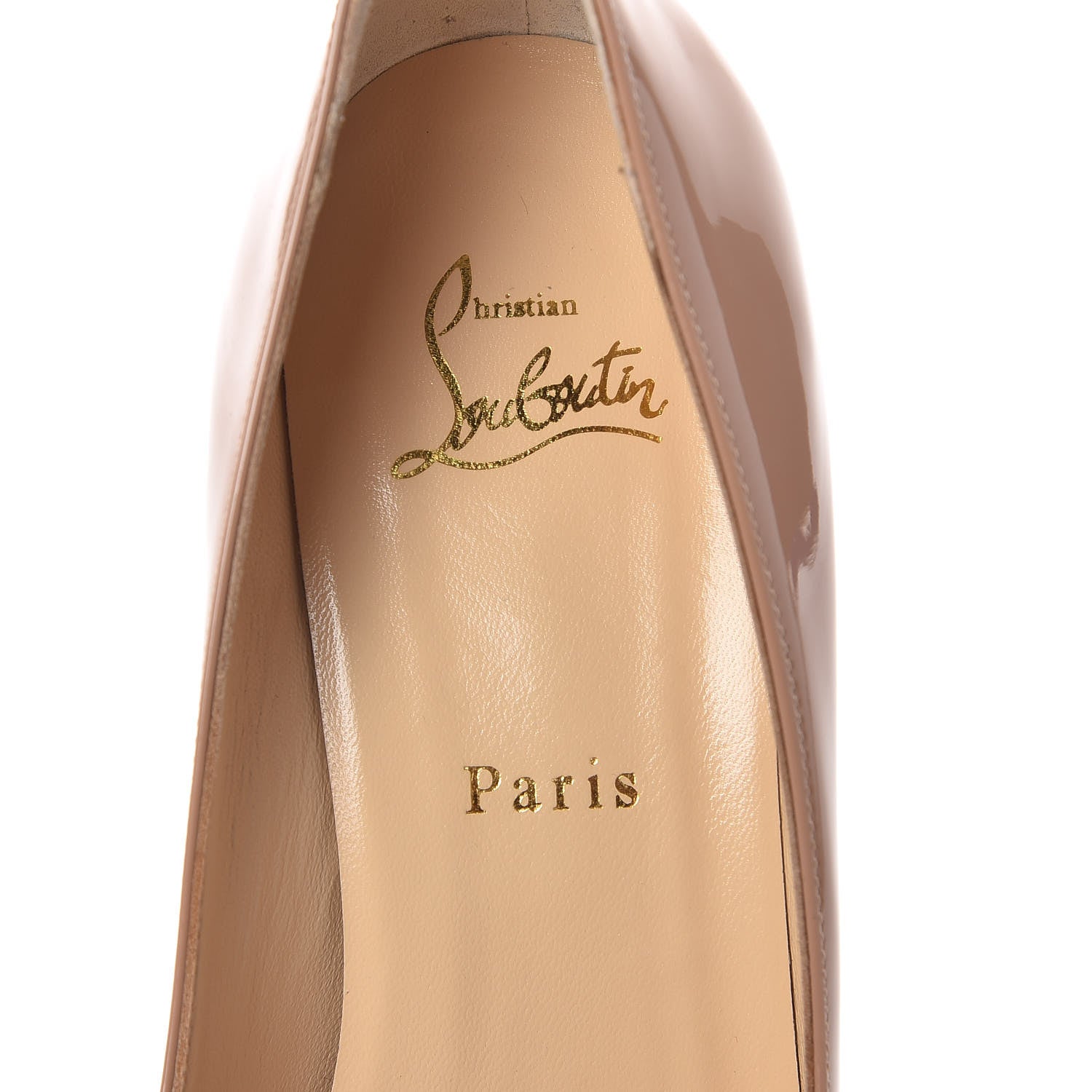 Christian Louboutin Patent Simple 70 Pumps 40 Nude 6 of 8