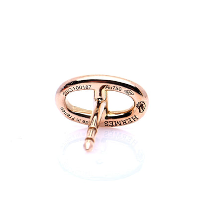 Hermes 18K Rose Gold TPM Farandole Stud Earrings 4 of 5