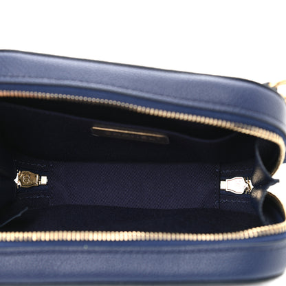 Chanel Caviar Quilted Waist Bag Navy Blue 5 of 10
