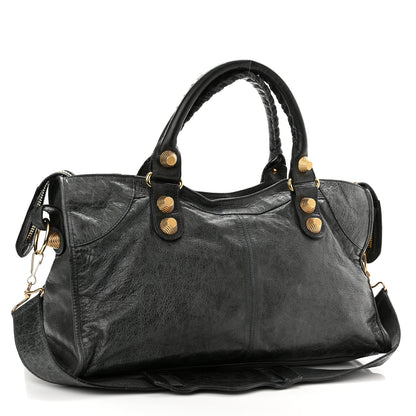 Balenciaga Agneau Giant 21 Gold Hardware Part Time Anthracite 3 of 14
