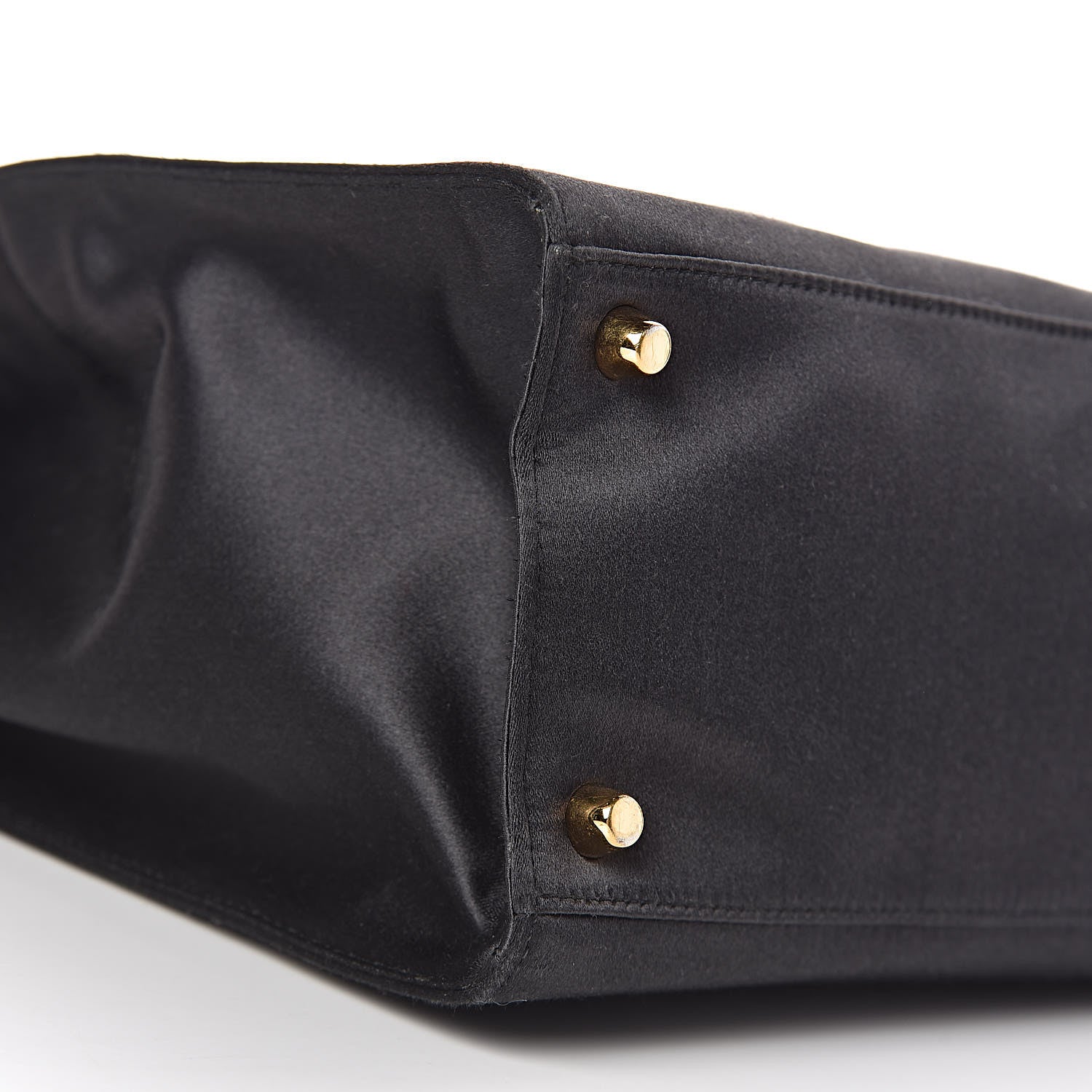 Prada Satin Framed Bag Black 9 of 12