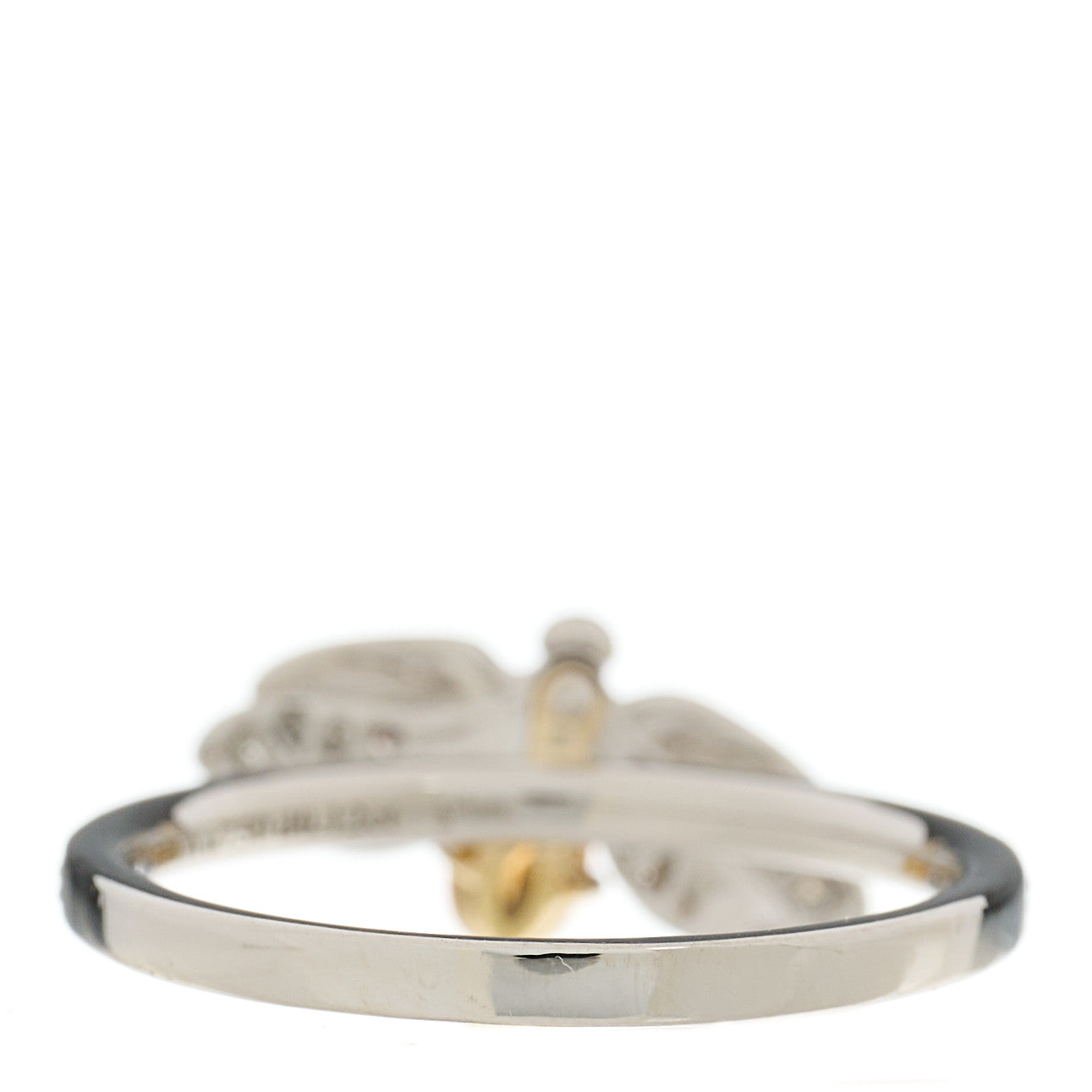 Tiffany Platinum Diamond Spessartine Paper Flowers Firefly Ring 52 6 4 of 6
