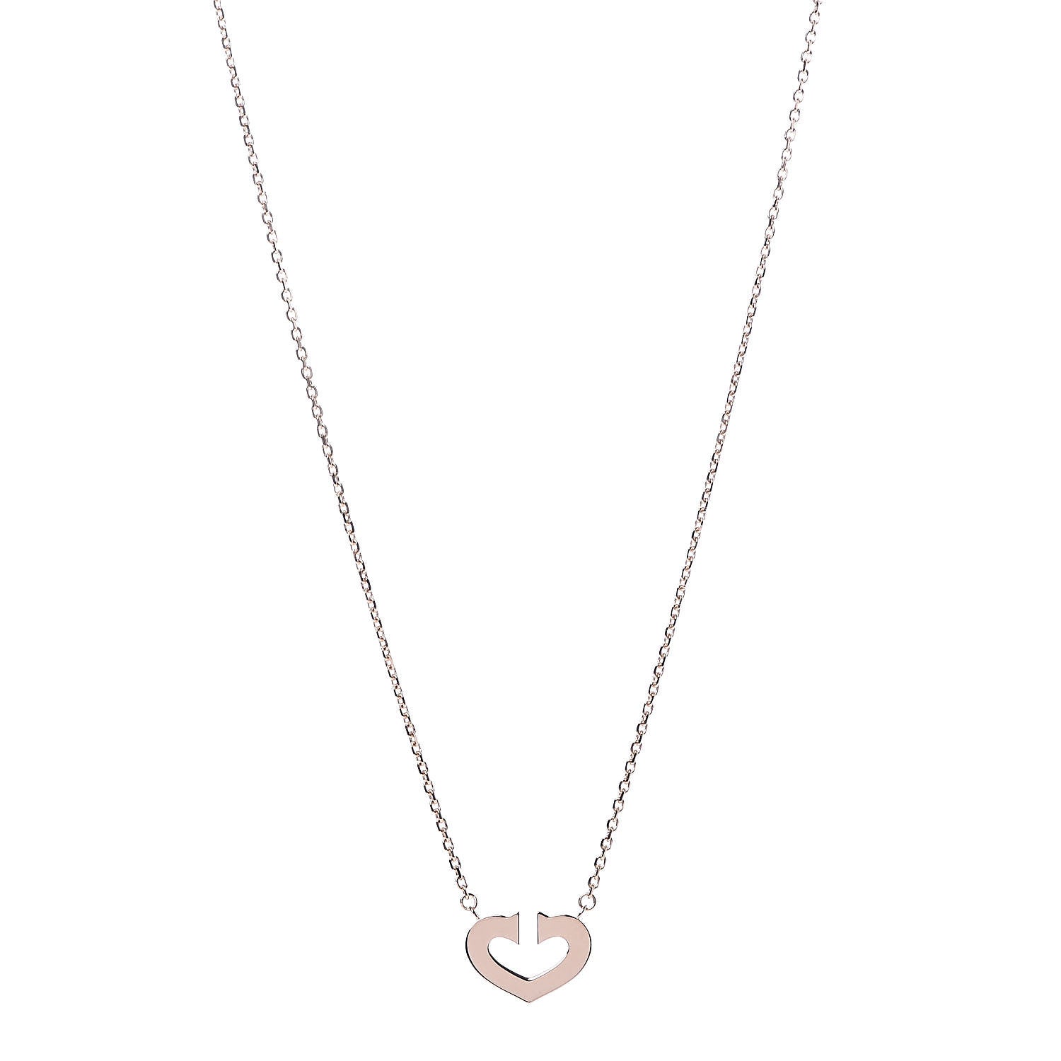 Cartier 18K Pink Gold Medium Hearts and Symbols Necklace 1 of 7