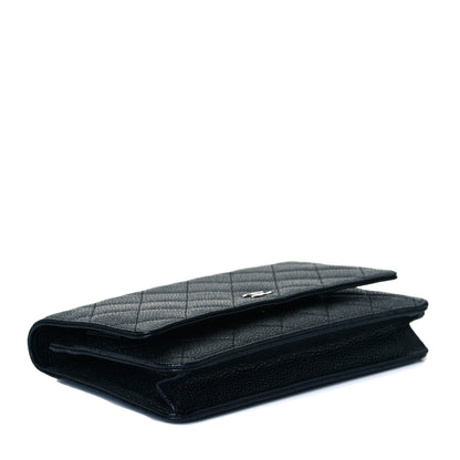 Chanel Caviar Quilted Wallet On Chain WOC Black 4 of 8
