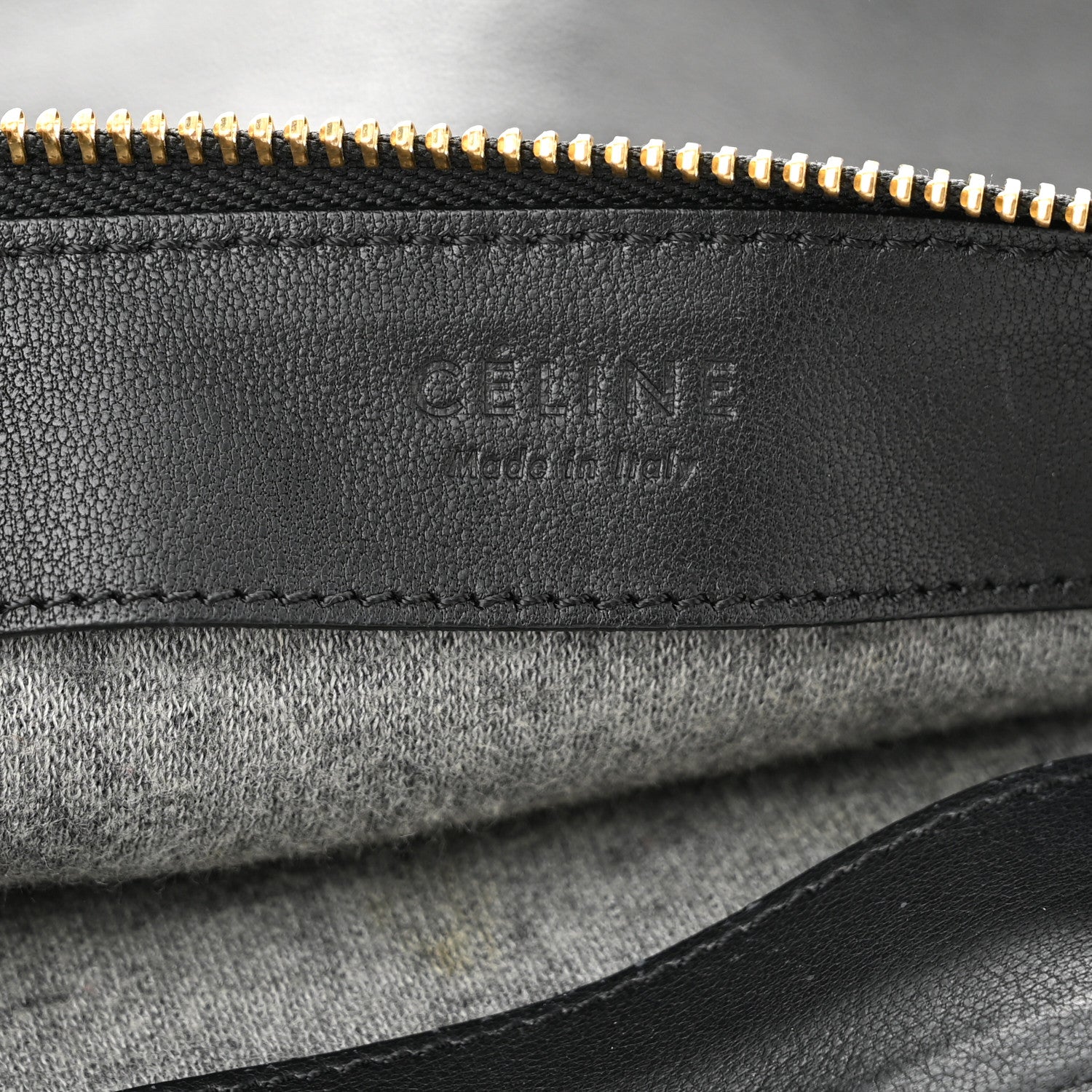 Celine Lambskin Small Trio Crossbody Bag Black 8 of 14