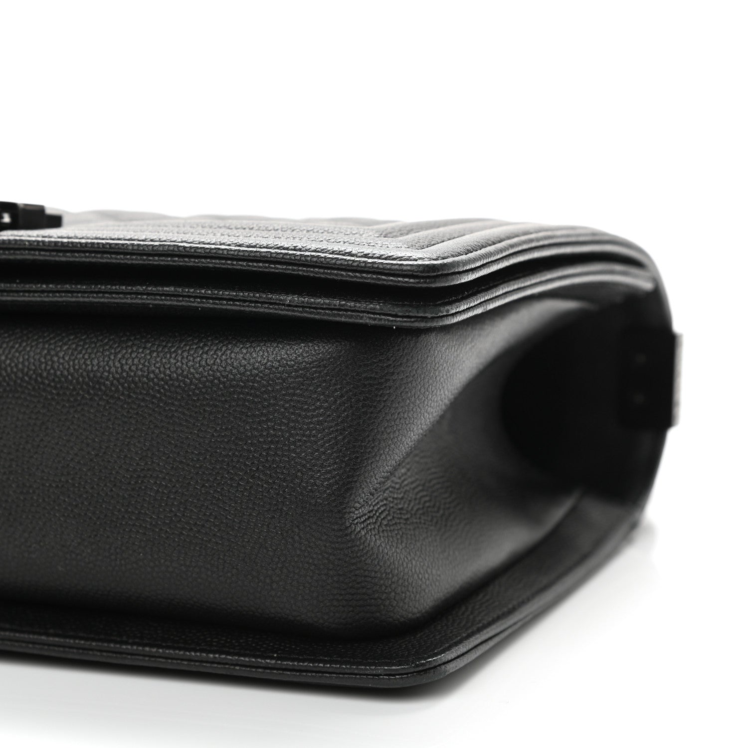 Chanel Caviar Quilted Medium Boy Flap So Black 10 of 10